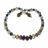 Child Sirona Green Baltic Amber Fluorite Necklace Love Amber X