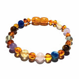 Child Solace Amber Gemstone Anxiety Stress Anklet Bracelet Love Amber X