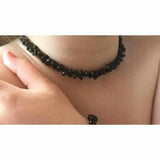 Childs Blackforest Polished Dark Cherry Black Baltic Amber Bead Necklace Love Amber X