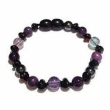 Childs Midnight Eirene Gemstone and Black Cherry Baltic Amber Necklace Love Amber X