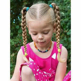 Childs Phoebe Polished Lemon Baltic Amber Beads and Gemstones Necklace Love Amber X