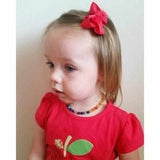 Childs Phoebe Polished Lemon Baltic Amber Beads and Gemstones Necklace Love Amber X