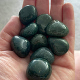 Genuine Bloodstone Tumblestone 1 Piece Love Amber X