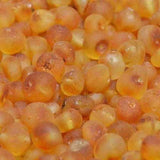 Girls Nurture Raw Unpolished Honey Pink Agate Baltic Amber Necklace Love Amber X
