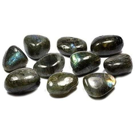 Labradorite Tumblestone Gemstone 1 Piece | Calm Anxiety and Stress Love Amber X