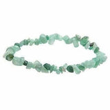 Libra Birthstone Adult Elasticated Chip Bracelet Gift Green Aventurine Love Amber X