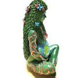 15cm Green Goddess Ghia Mother Earth Statue Mythic Resin Figurine Love Amber X Ltd