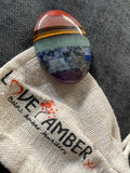 7 Chakra Worry Stone Thumb Stone Gemstone For Natural Healing Anxiety Relief Love Amber X Ltd