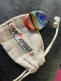 7 Chakra Worry Stone Thumb Stone Gemstone For Natural Healing Anxiety Relief Love Amber X Ltd