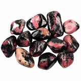 Scorpio Birthstone Adult Elasticated Chip Bracelet Gift - Rhodonite Love Amber X