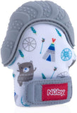 Nuby Baby Teething Mitt Glove Grey Nuby