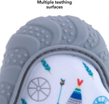 Nuby Baby Teething Mitt Glove Grey Nuby