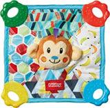 Nuby Teethe Blanket Assorted Designs Nuby