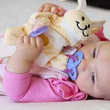 Bunny Rabbit Sleepytot Baby Comforter Toy Soother Holder Beige Cream Sleepytot