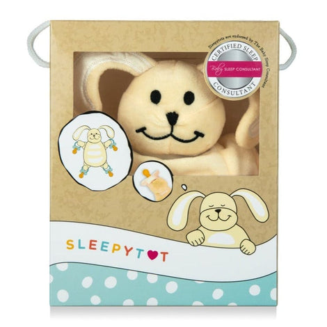 Bunny Rabbit Sleepytot Baby Comforter Toy Soother Holder Beige Cream Sleepytot