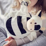 Cow Sleepytot Baby Comforter Toy Soother Dummy Holder Black White Sleepytot