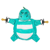 Sleepytot Baby Comforter Dummy Holder Green Dinosaur Sleepytot