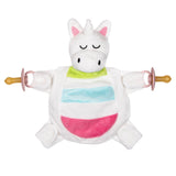 Sleepytot Baby Comforter Dummy Holder White Unicorn Sleepytot