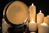 5cm Crystal Ball on Brown Wooden Stand Something D