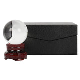 6cm Crystal Ball with Brown Wooden Stand Something D