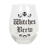Witches Brew Stemless Gothic Wine Glass Something D