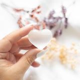 Small Selenite Crystal Heart - Cleansing Negative Energies