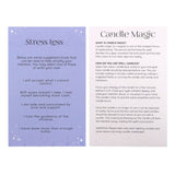 Pack of 12 Stress Less Spell Candles -  Peace of Mind