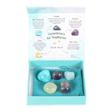 Sagittarius 5 Piece Crystal Tumblestone Gift Set