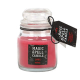 Red Rose 'Love' Spell Magic Candle Jar