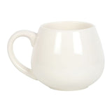 Love Heart Hidden Message Red White Rounded Mug
