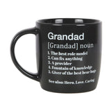 Grandad Definition Black Mug