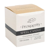 Cinnamon Infused Prosperity Spell Candle - Gift Boxed