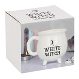 White Witch Cauldron Shiny Novelty Mug