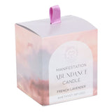 Abundance French Lavender Amethyst Crystal Chip Purple Candle