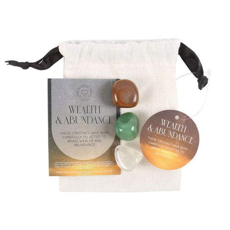 Wealth & Abundance Healing Crystal Gemstone Gift Set