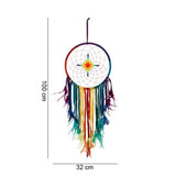 Chakra Multicoloured Dreamcatcher with Diamond Centre -  Balance