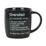 Grandad Definition Black Mug