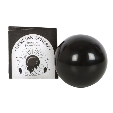 5cm Black Polished Obsidian Scrying Sphere