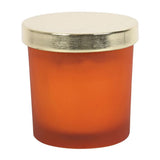 Sacral Chakra Orange Carnelian Crystal Chip Candle