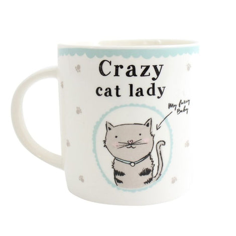 Crazy Cat Lady White Boxed Mug