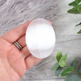Selenite Palm Stone - Peace & Calm