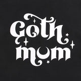 Goth Mum Black White Canvas Tote Bag