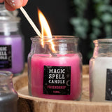 Floral 'Friendship' Pink Spell Magic Candle Jar
