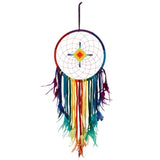 Chakra Multicoloured Dreamcatcher with Diamond Centre -  Balance