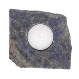 Blue Sodalite Tealight Candle Holder - Clear Negativity Encourage Confidence