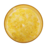 Solar Plexus Chakra Lemon Yellow Jade Crystal Chip Candle
