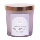 Abundance French Lavender Amethyst Crystal Chip Purple Candle