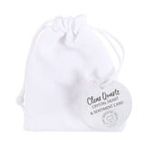 You Rock Clear Quartz Crystal Heart in a Bag - Clarity, Peace and Protection