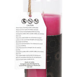 Floral 'Friendship' Pink Spell Tube Magic Candle