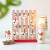 Robins Appear When Loved Ones Are Near Cranberry Tube Candle
